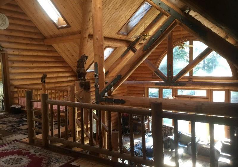 Redwood Log Cabin