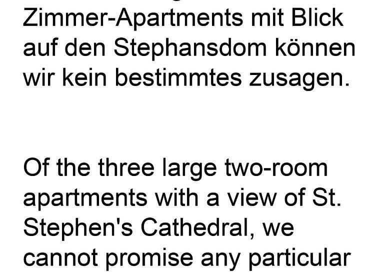 Pension Sacher   Apartments Am Stephansplatz