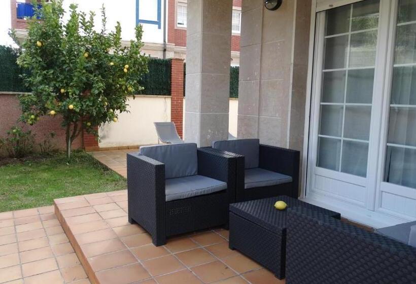 Apartamento Con Terraza Y Jardín En Bakio