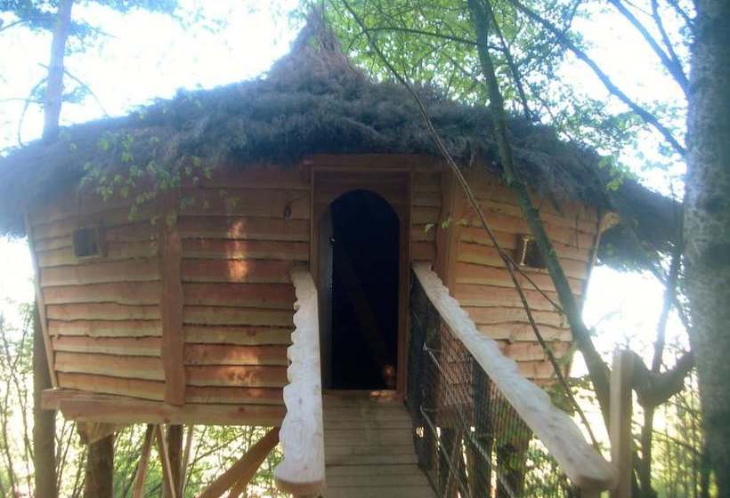 住宿加早餐  Cabanes Et Yourtes De La Vallée De L Ance
