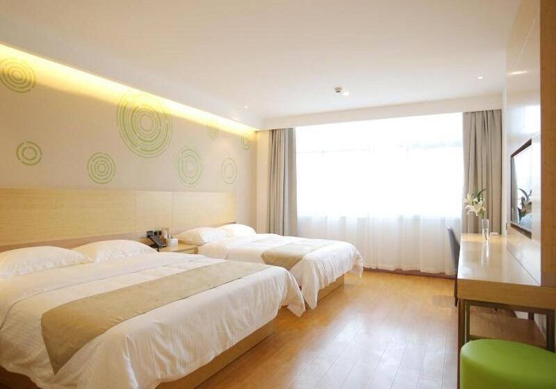 Отель Greentree Inn Zaozhuang Xuecheng Qilianshan Road Business