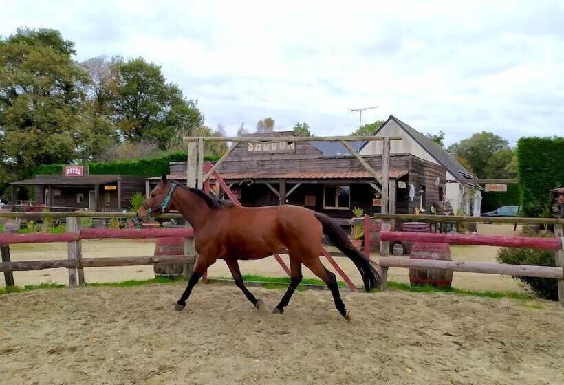 פנסיון Le Ranch De Calamity Jane Tipis D Hôtes