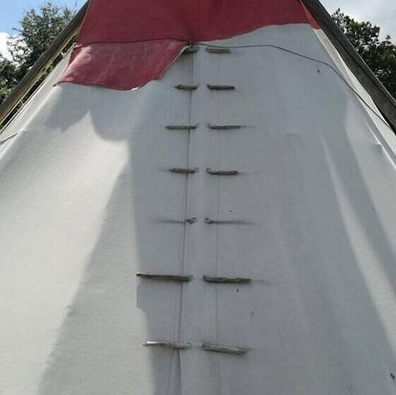 פנסיון Le Ranch De Calamity Jane Tipis D Hôtes