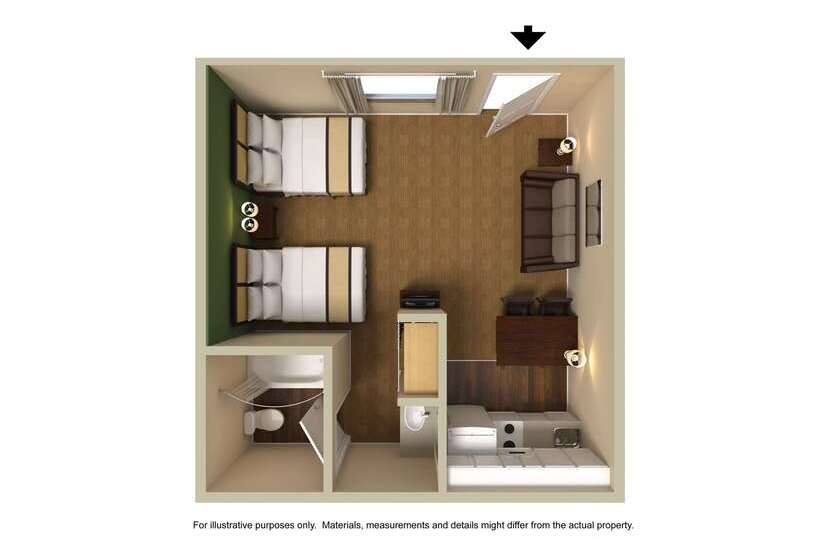 בית מלון כפרי Extended Stay America Suites  Dallas  Vantage Point Dr