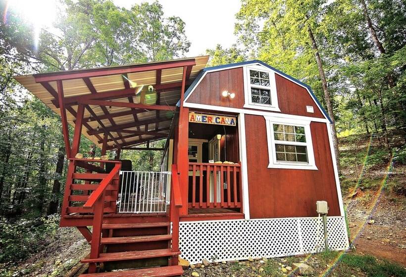 The Americana   Parker Creek Bend Cabins