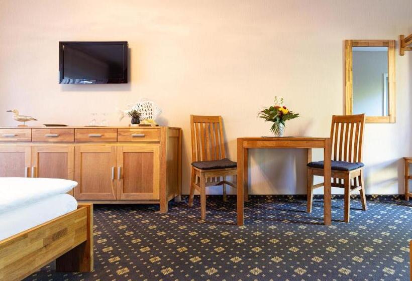 בית מלון כפרי Fischhaus Am Kleinen Glubigsee