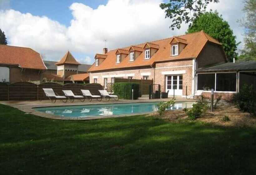 ペンション Chambres D Hotes Spa Château D Omiécourt