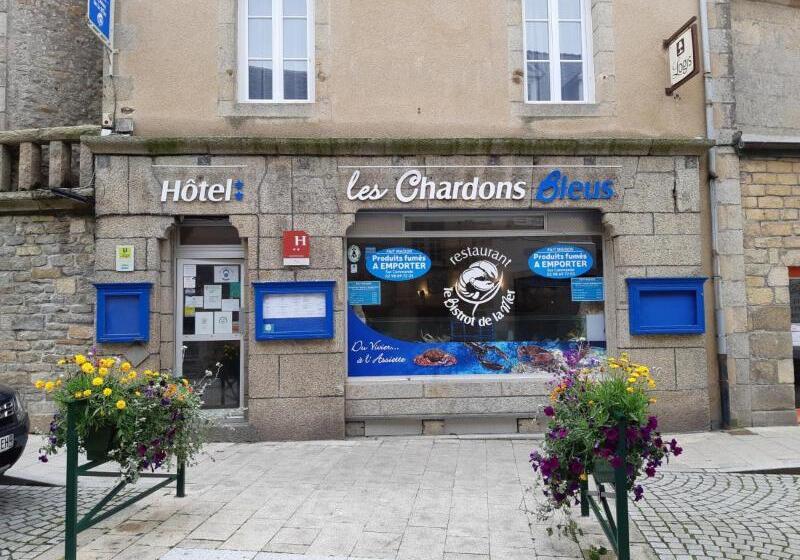 호텔 Logis Hôtel Les Chardons Bleus Restaurant Le Bistrot De La Mer