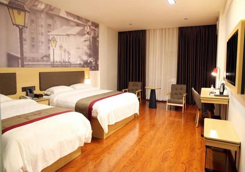 Thank Inn Chain Hotel Guangdong Heyuan Yuancheng District Heyuan Avenue North White Bailingtou Gaota