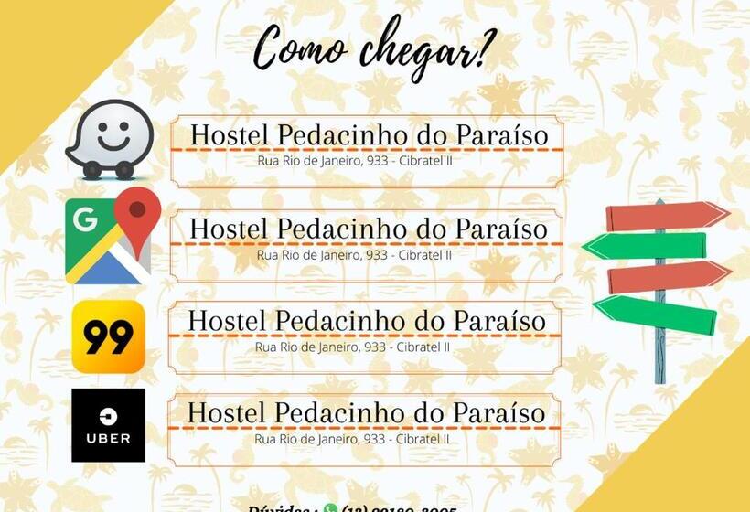 ペンション Hostel Pedacinho Do Paraíso