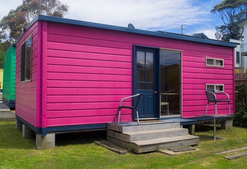 호텔 The Waterwheel Beach Cabins   Caravan Park