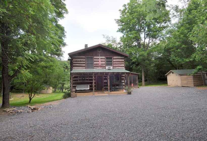Pondview Cabin   Log Cabin Retreat