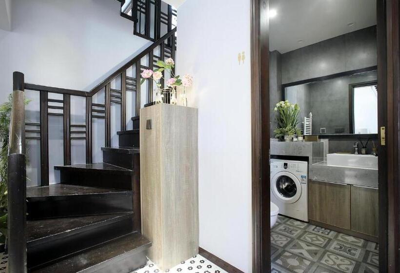 펜션 Shanghai Downtown Hills Boutique Guesthouse   Near Metro Line 7, Exit 3, Changping Road