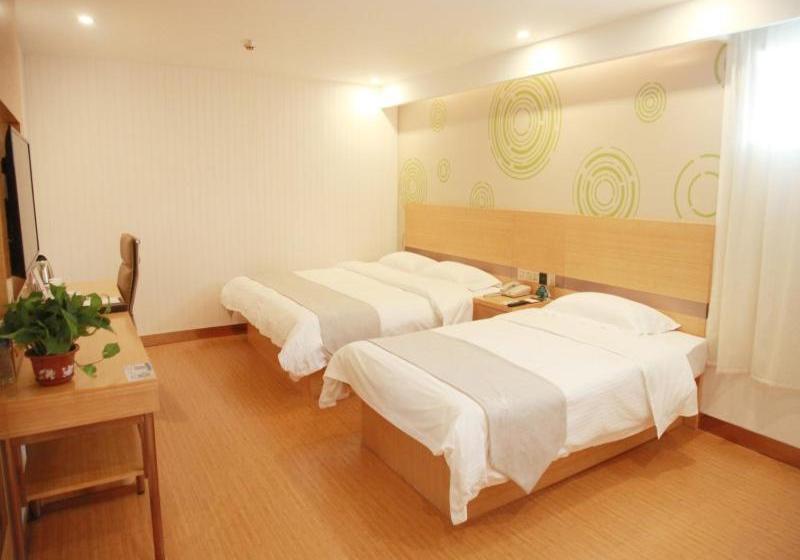 호텔 Greentree Inn Huai An Yiyuan North Bus Station