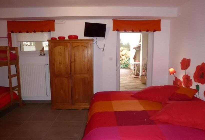 تختخواب و صبحانه Chambres D Hôtes Les Coquelicots