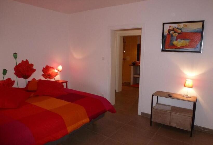 تختخواب و صبحانه Chambres D Hôtes Les Coquelicots