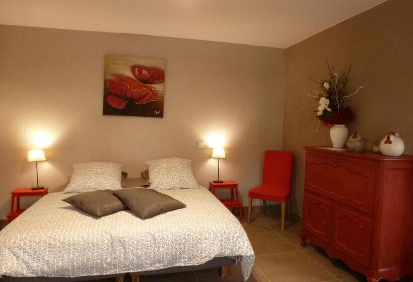 تختخواب و صبحانه Chambres D Hôtes Les Coquelicots