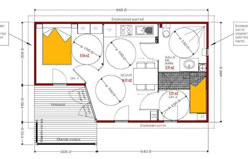 渡假胜地  Village De Gite   La Cascade