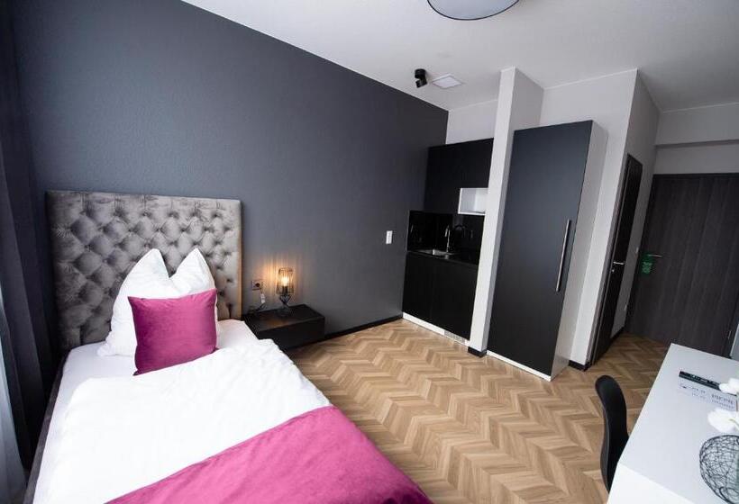 ホテル V Business Appartments Stuttgart Magstadt