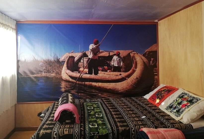 پانسیون Room In Lodge Uros Suma Jakaa Lodge Titicaca Experience