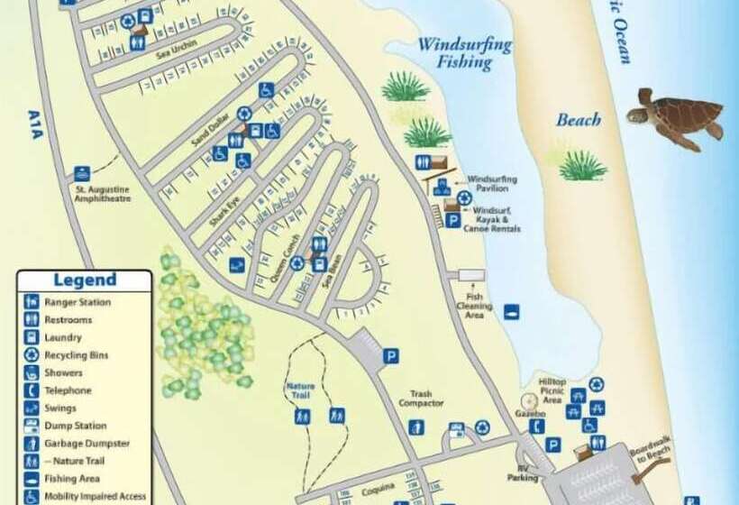 هتل Ocean Sands Beach Boutique Inn 1 Acre Private Beach St Augustine Historic 2 Miles Shuttle With Downt