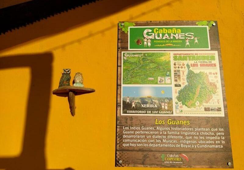 בית מלון כפרי Cabañas Cañon Del Chicamocha