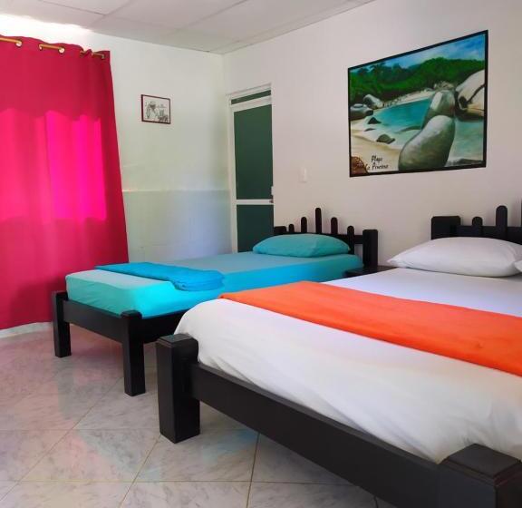 פנסיון Hostal Recuerdos Del Tayrona
