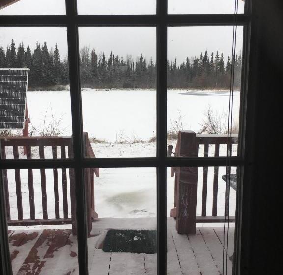 مبيت وإفطار Alaska Log Cabins On The Pond