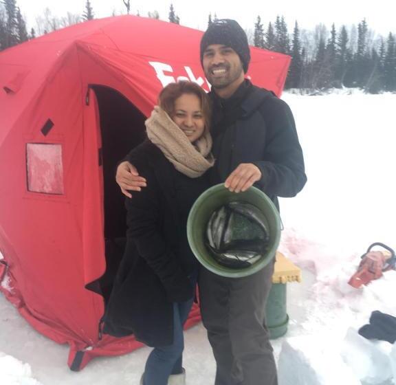 مبيت وإفطار Alaska Log Cabins On The Pond