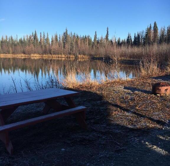 مبيت وإفطار Alaska Log Cabins On The Pond