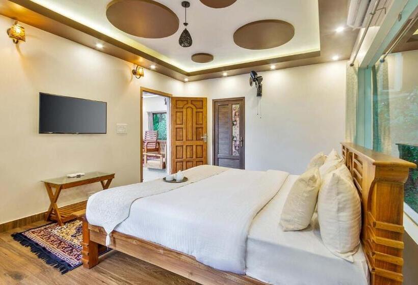 منتجع Stayvista At Serene Valley With Bonfire & Badminton