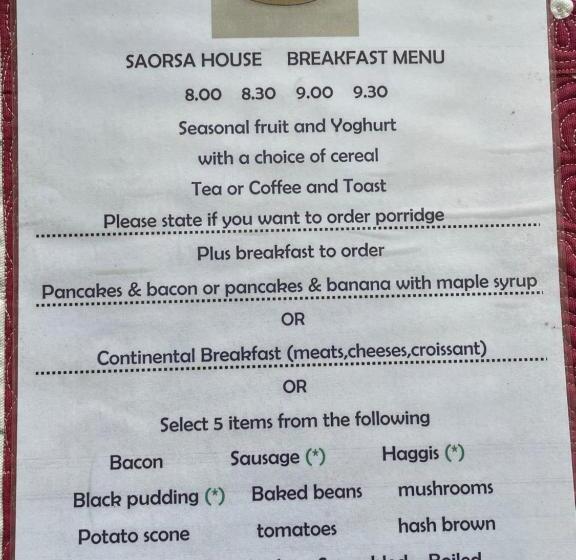 مبيت وإفطار Saorsa House Culross