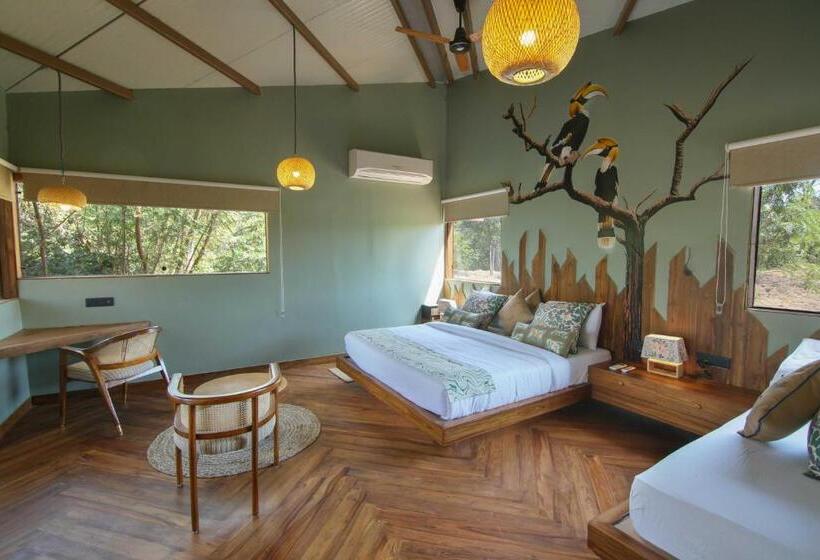 בית מלון כפרי Tadoba Jungle Camp