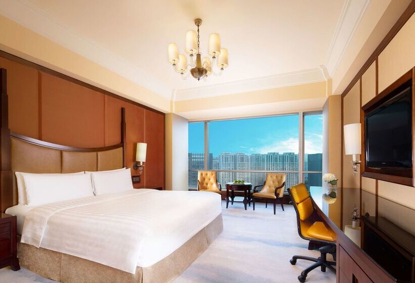 هتل Shangri La Wenzhou A Panoramic View Of The River, Adjacent To Wenzhou International Convention And E