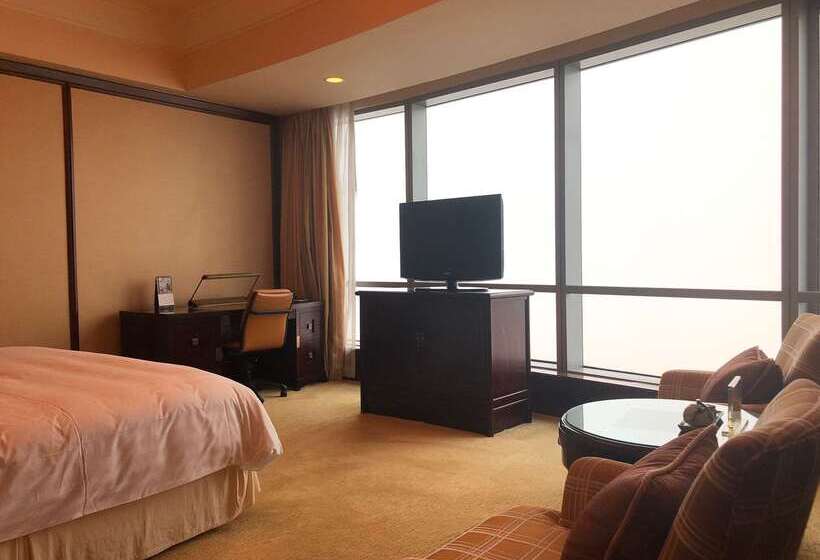 هتل Shangri La Wenzhou A Panoramic View Of The River, Adjacent To Wenzhou International Convention And E