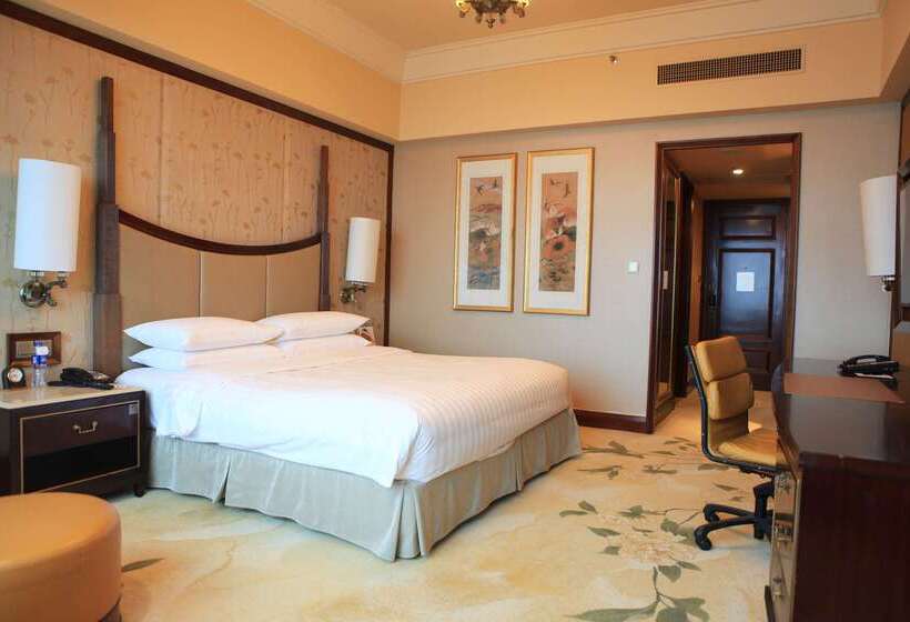 هتل Shangri La Wenzhou A Panoramic View Of The River, Adjacent To Wenzhou International Convention And E
