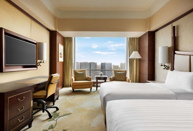 هتل Shangri La Wenzhou A Panoramic View Of The River, Adjacent To Wenzhou International Convention And E