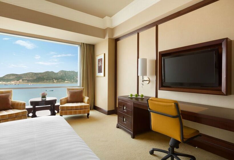 هتل Shangri La Wenzhou A Panoramic View Of The River, Adjacent To Wenzhou International Convention And E