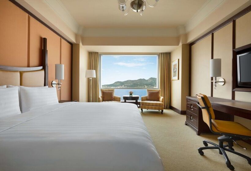 هتل Shangri La Wenzhou A Panoramic View Of The River, Adjacent To Wenzhou International Convention And E