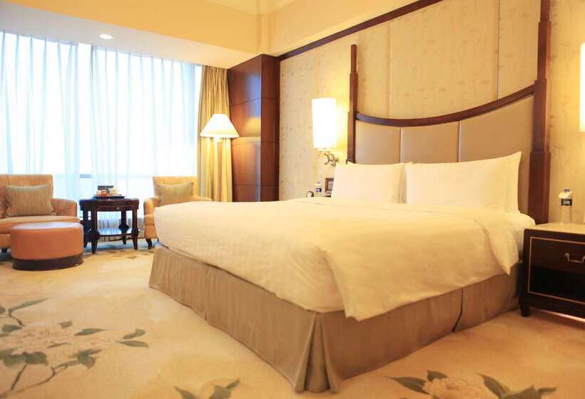 هتل Shangri La Wenzhou A Panoramic View Of The River, Adjacent To Wenzhou International Convention And E