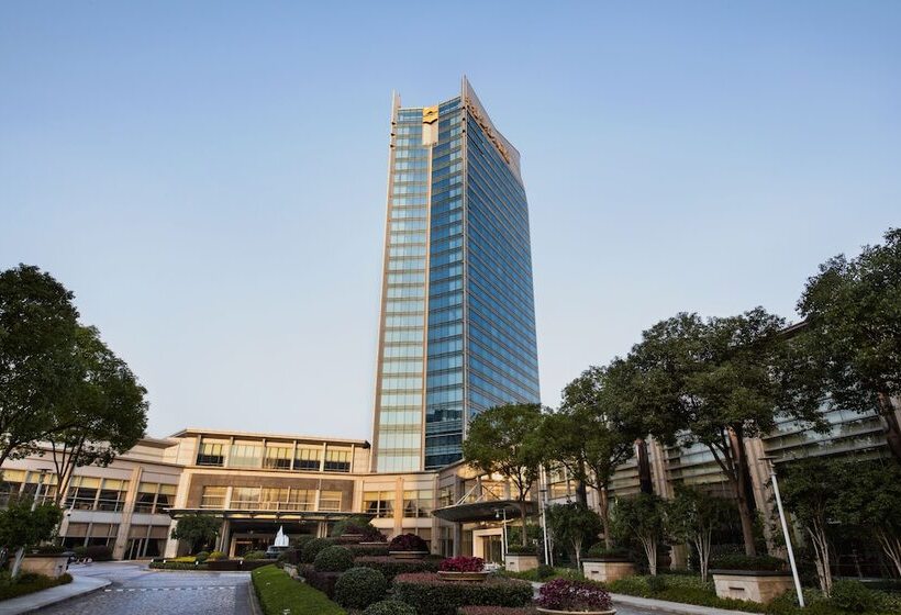 هتل Shangri La Wenzhou A Panoramic View Of The River, Adjacent To Wenzhou International Convention And E