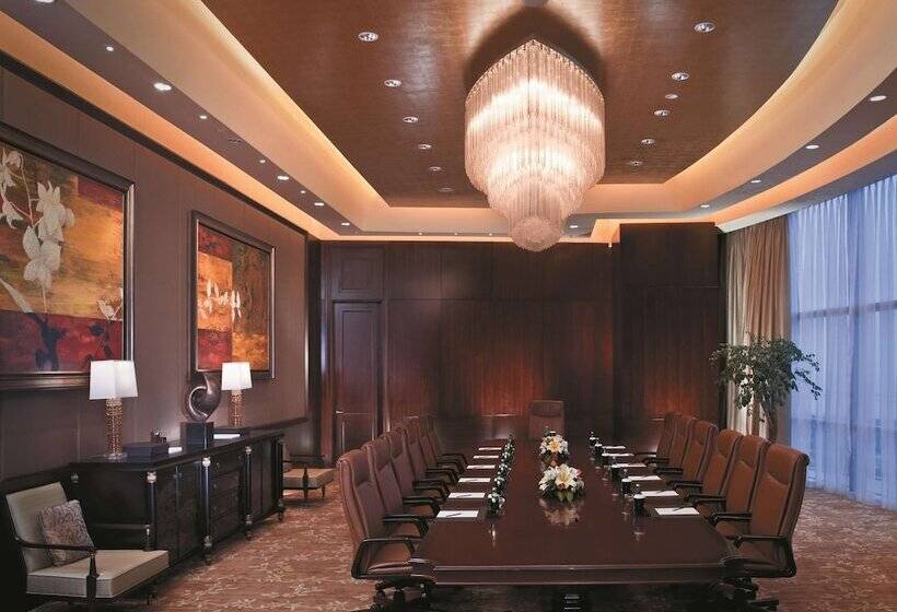 هتل Shangri La Wenzhou A Panoramic View Of The River, Adjacent To Wenzhou International Convention And E