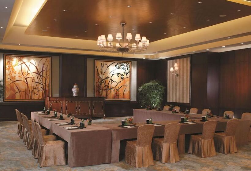 هتل Shangri La Wenzhou A Panoramic View Of The River, Adjacent To Wenzhou International Convention And E