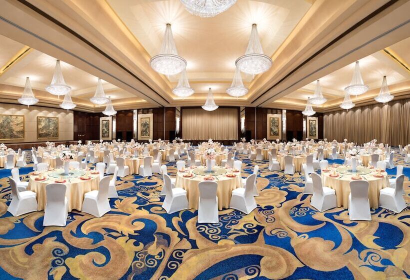 هتل Shangri La Wenzhou A Panoramic View Of The River, Adjacent To Wenzhou International Convention And E