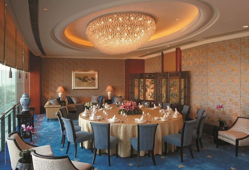 هتل Shangri La Wenzhou A Panoramic View Of The River, Adjacent To Wenzhou International Convention And E