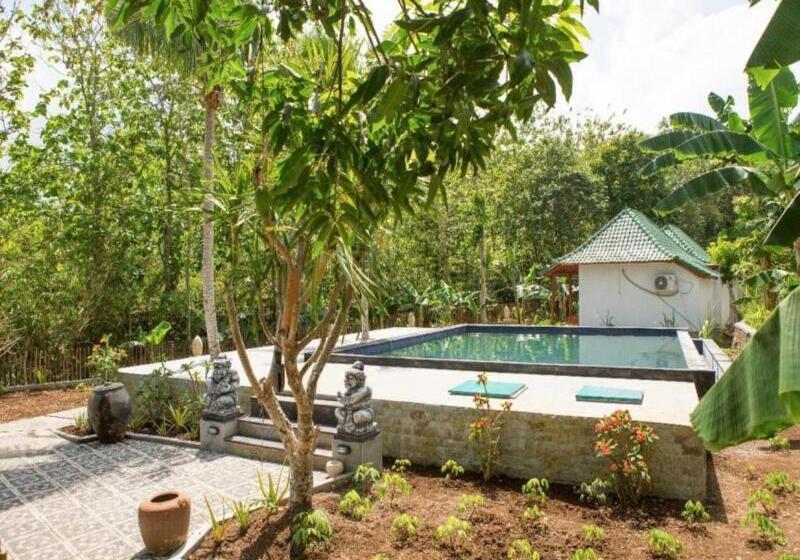 בית מלון כפרי Kubu Reot Taman Asri Villa
