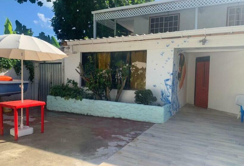 پانسیون Joebi S House Walking Distance To Rocky Cay Beach Ideal For Families Or Groups