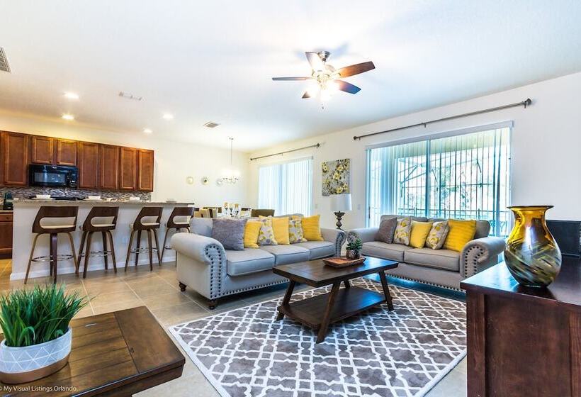 Classic 6bed 4ba Villa, Games, Pool, Spa   5244o