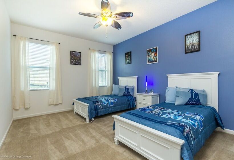 Classic 6bed 4ba Villa, Games, Pool, Spa   5244o