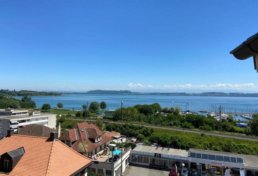 بنسيون La Maison Bleue à 2 Pas Du Lac Du Neuchâtel